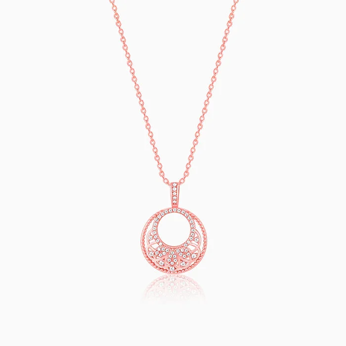 Shop Classic Women's Necklaces & Pendants with a Modern Twist-Rose Gold Crescent Affair Pendant With Link Chain Shop Classic Women's Necklaces & Pendants with a Modern Twist-Rose Gold Crescent Affair Pendant With Link Chain
