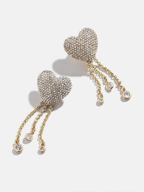 Women's Earrings – Elegant Designs for Every Personality--Peyton Earrings - Gold/Pavé Women's Earrings – Elegant Designs for Every Personality--Peyton Earrings - Gold/Pavé