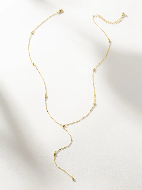 Shop Classic Women's  Necklaces & Pendants with a Modern Twist-Icy Lariat Necklace