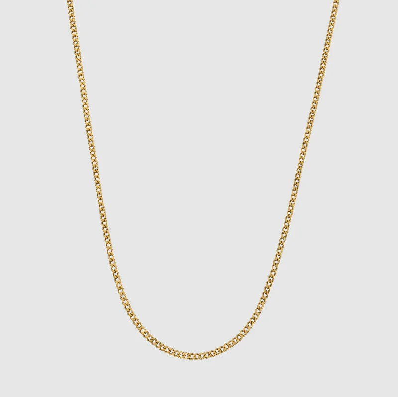 Exclusive Men's Necklaces & Pendants for the Modern Gentleman-Connell Chain (Gold) 2mm Exclusive Men's Necklaces & Pendants for the Modern Gentleman-Connell Chain (Gold) 2mm