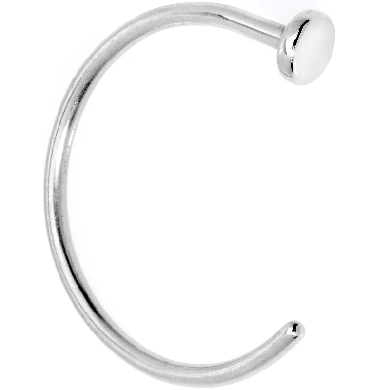 Simple Nose Rings with Classic Appeal -20 Gauge 3/8 Grade 23 Titanium Minimalist Nose Hoop Simple Nose Rings with Classic Appeal -20 Gauge 3/8 Grade 23 Titanium Minimalist Nose Hoop