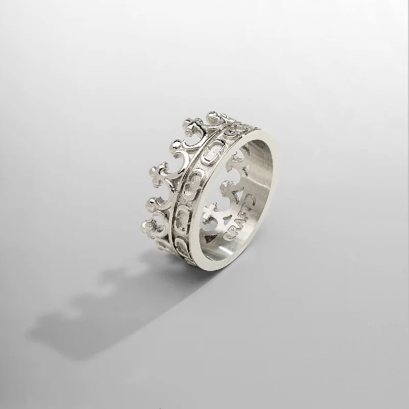 Top Men's Rings – Crafted for Every Style  Crown Ring (Silver)