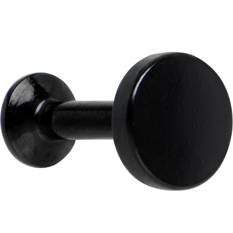 Women's Earrings – Elegant Designs for Every Personality--1/4 Black IP 4mm Circle Internal Thread Daith Cartilage Tragus Women's Earrings – Elegant Designs for Every Personality--1/4 Black IP 4mm Circle Internal Thread Daith Cartilage Tragus