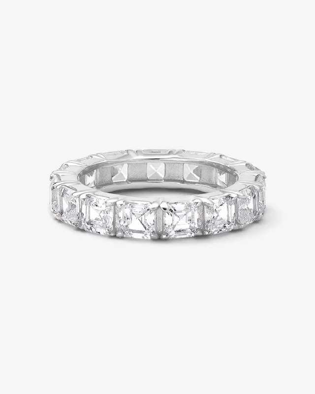 Chic Women's Rings for Fashion-Forward Looks-Lil Queen's Ring - Silver|White Diamondettes Chic Women's Rings for Fashion-Forward Looks-Lil Queen's Ring - Silver|White Diamondettes