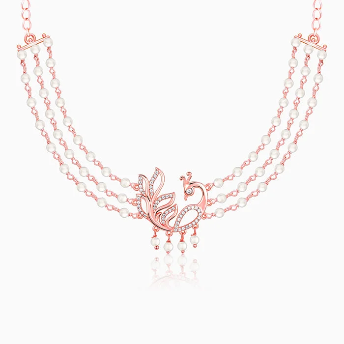 Shop Classic Women's Necklaces & Pendants with a Modern Twist-Rose Gold Komal Morni Choker Shop Classic Women's Necklaces & Pendants with a Modern Twist-Rose Gold Komal Morni Choker