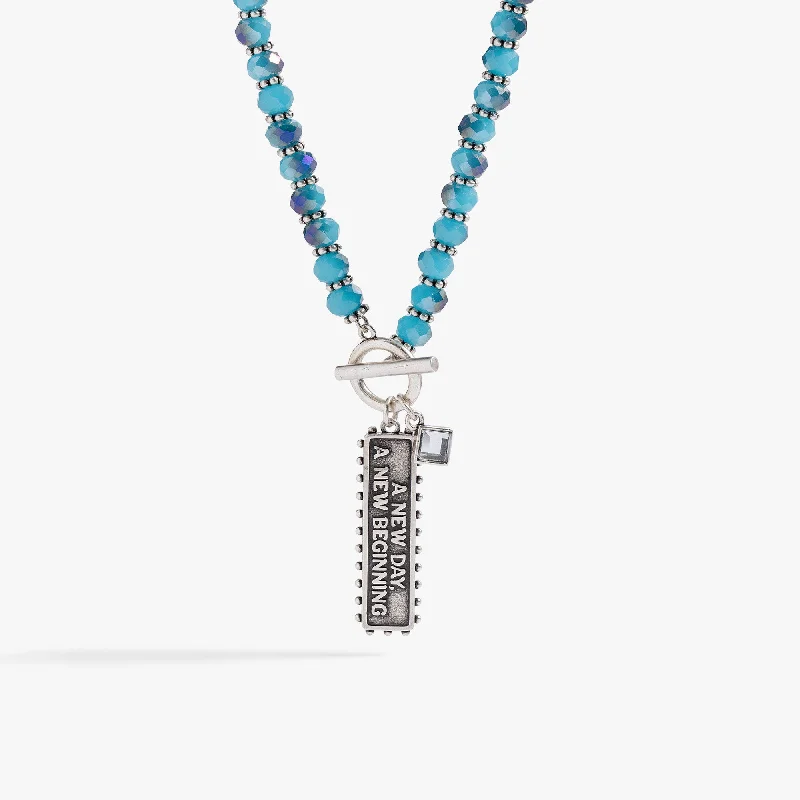 Shop Classic Women's  Necklaces & Pendants with a Modern Twist-A New Day A New Beginning Toggle Necklace
