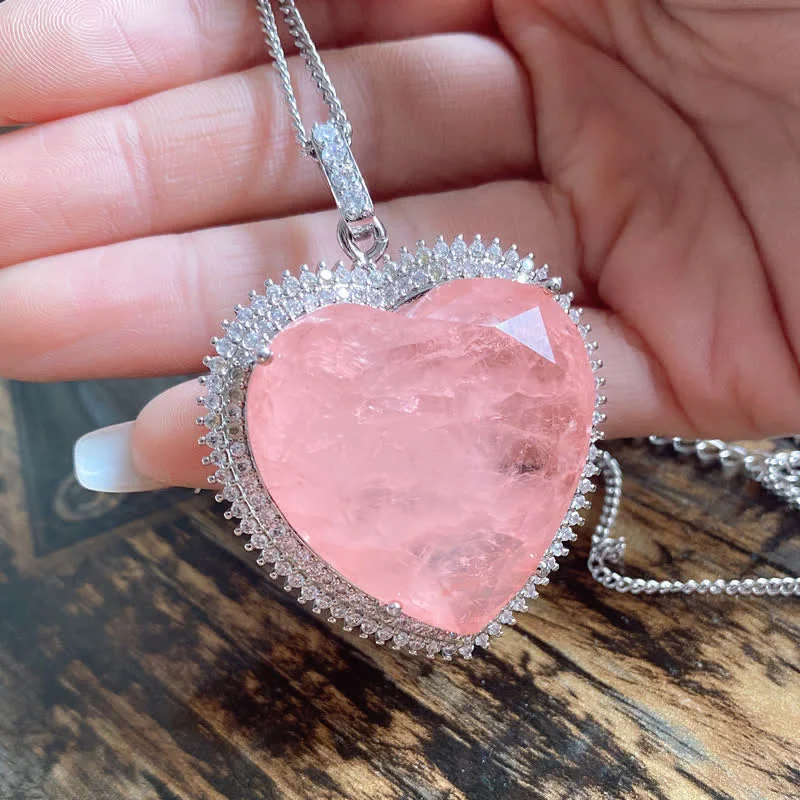 Shop Classic Women's Necklaces & Pendants with a Modern Twist-Buddha Stones Rose Quartz Crystal Love Heart Relationships Necklace Pendant Shop Classic Women's Necklaces & Pendants with a Modern Twist-Buddha Stones Rose Quartz Crystal Love Heart Relationships Necklace Pendant