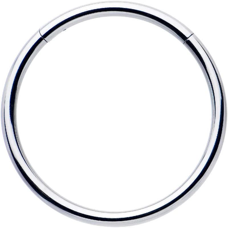Nose Rings for Special Events -16 Gauge 9/16 316L Surgical Steel Precision Hinged Segment Hoop