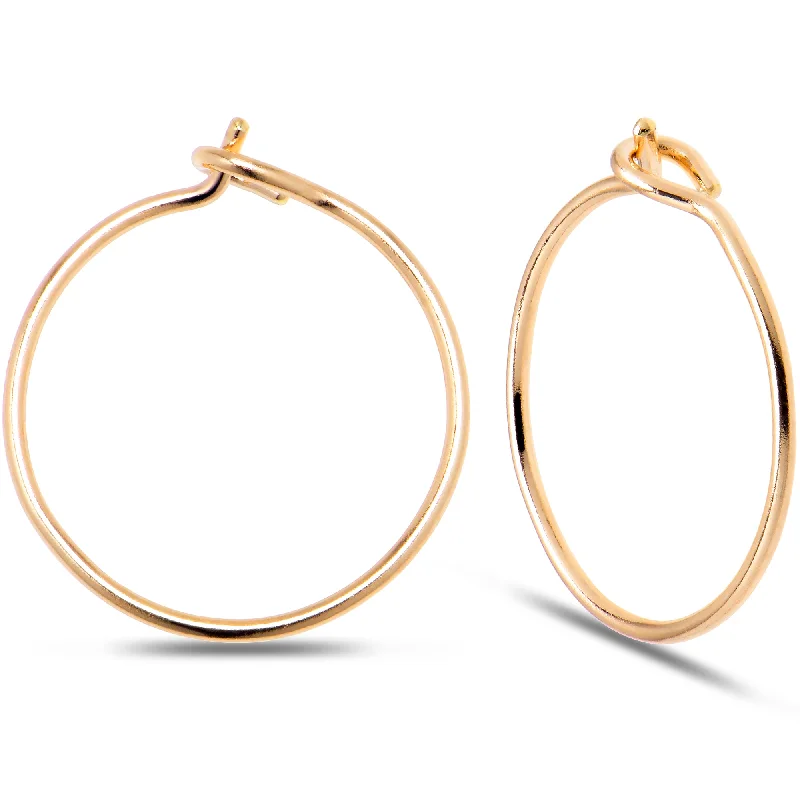 Women's Earrings – Elegant Designs for Every Personality--Tiny Hoop Earrings 14k Yellow Gold Filled Handmade Huggie Hoop Earrings