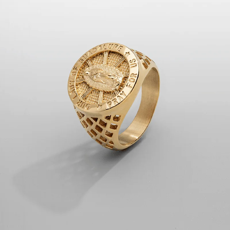 Top Men's Rings – Crafted for Every Style  Guadalupe Sovereign Ring (Gold)