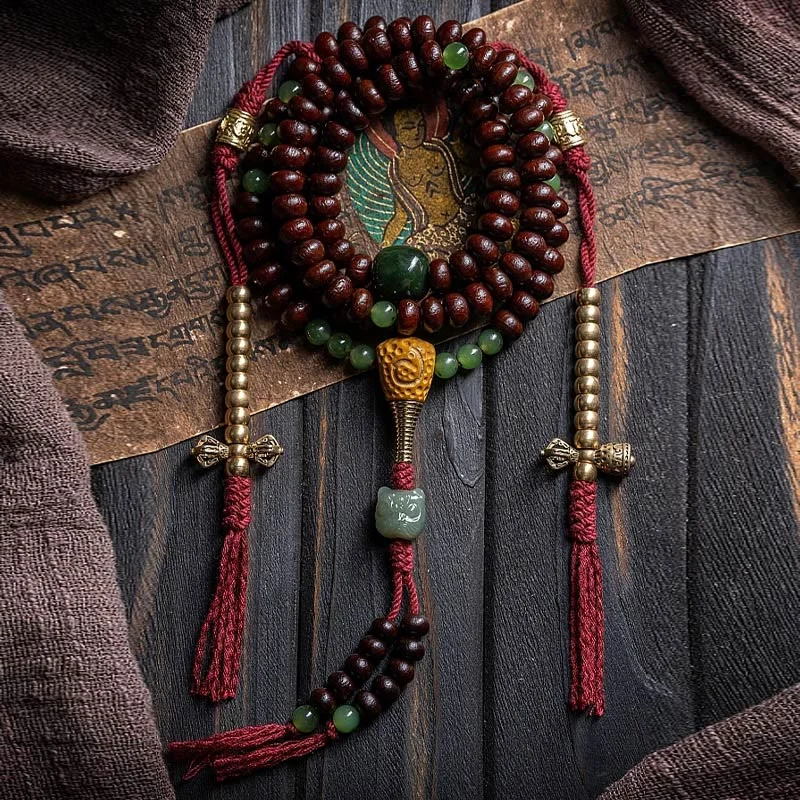 Affordable Charm Bracelets for Men-Buddha Stones Natural Tibet 108 Mala Beads Purple Bodhi Seed Hetian Cyan Jade Copper Dorje Peace Bracelet Affordable Charm Bracelets for Men-Buddha Stones Natural Tibet 108 Mala Beads Purple Bodhi Seed Hetian Cyan Jade Copper Dorje Peace Bracelet