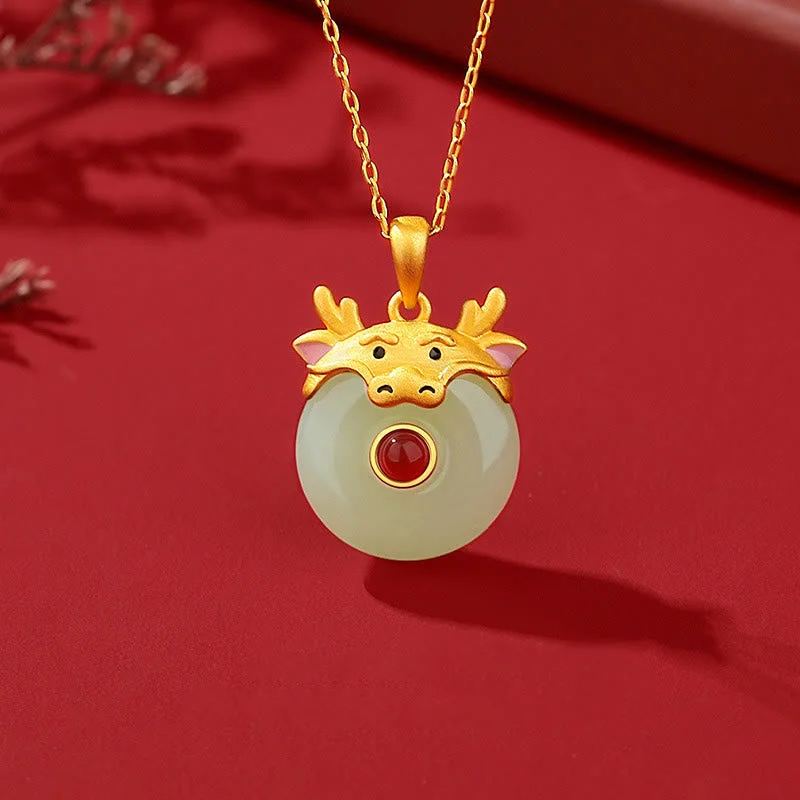 Shop Classic Women's Necklaces & Pendants with a Modern Twist-Buddha Stones 925 Sterling Silver Hetian Jade Chinese Zodiac Year of the Dragon Red Agate Luck Protection Necklace Pendant Shop Classic Women's Necklaces & Pendants with a Modern Twist-Buddha Stones 925 Sterling Silver Hetian Jade Chinese Zodiac Year of the Dragon Red Agate Luck Protection Necklace Pendant