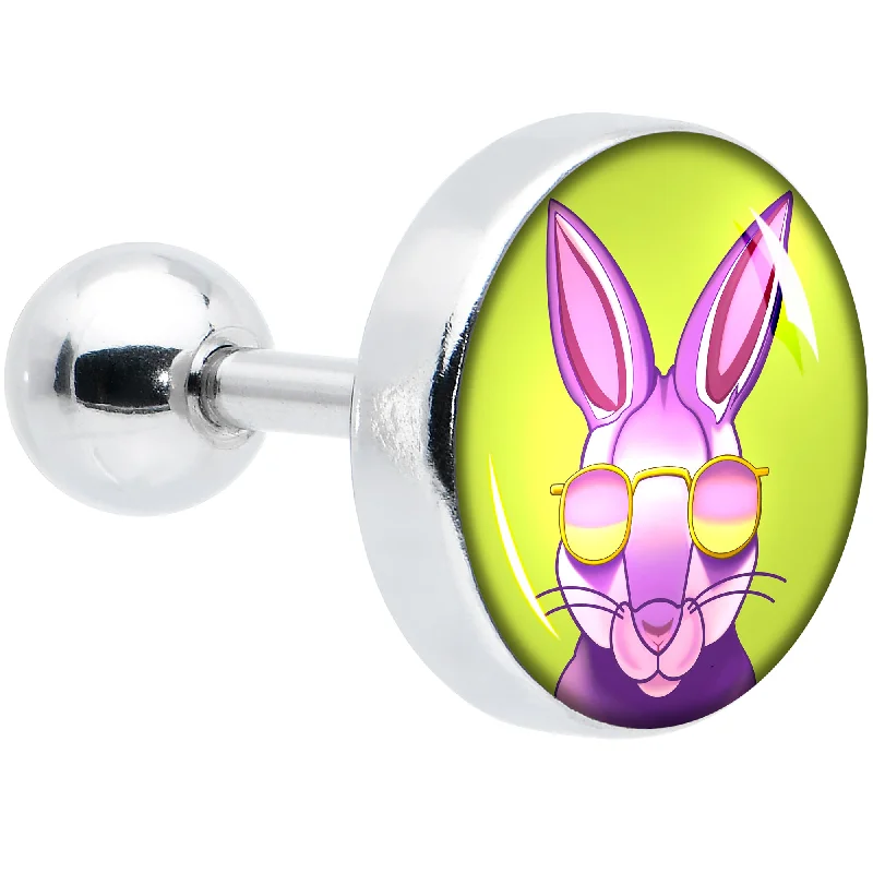 Women's Earrings – Elegant Designs for Every Personality--16 Gauge 1/4 Cool Shades Bunny Cartilage Tragus Earring Women's Earrings – Elegant Designs for Every Personality--16 Gauge 1/4 Cool Shades Bunny Cartilage Tragus Earring