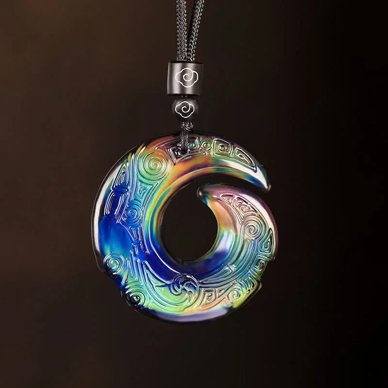 Shop Classic Women's Necklaces & Pendants with a Modern Twist-Color-Changing One's Luck Improves Design Pattern Liuli Crystal Necklace Pendant Shop Classic Women's Necklaces & Pendants with a Modern Twist-Color-Changing One's Luck Improves Design Pattern Liuli Crystal Necklace Pendant