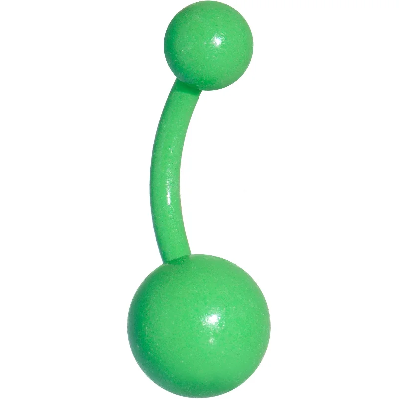 Comfortable Belly Rings for Sleek Looks -14 Gauge 3/8 Green Glow In The Dark Effect Belly Ring Comfortable Belly Rings for Sleek Looks -14 Gauge 3/8 Green Glow In The Dark Effect Belly Ring