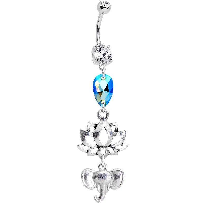 Comfortable Belly Rings for Fashion-Loving Women -Handmade Zen Spirit Dangle Belly Ring Created with Crystals Comfortable Belly Rings for Fashion-Loving Women -Handmade Zen Spirit Dangle Belly Ring Created with Crystals