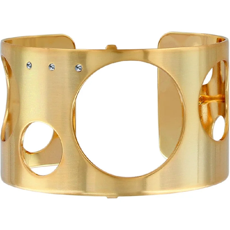 Designer Bangles for Women with Embellishments-Christo Los Angeles Wide Cuff Bracelet