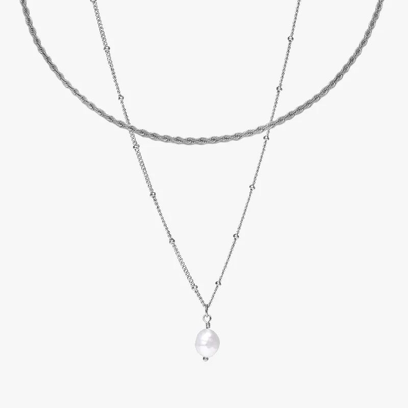 Shop Classic Women's  Necklaces & Pendants with a Modern Twist-Everyday Bundle | Silver