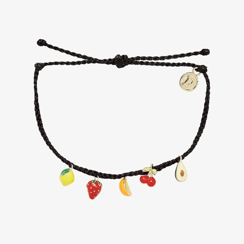 Handcrafted Wedding Bangles for Women-Fruit Charms Bracelet