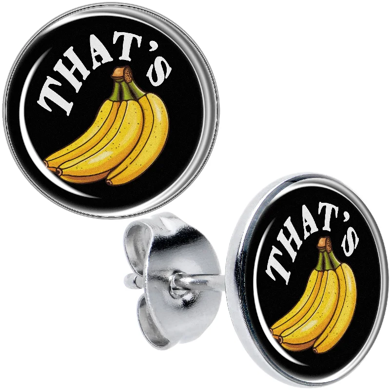Women's Earrings – Elegant Designs for Every Personality--That is Bananas Stud Earrings