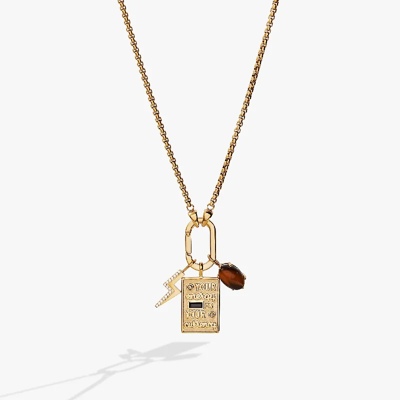 Shop Classic Women's Necklaces & Pendants with a Modern Twist-Energy Trio Interchangeable Charm Necklace Shop Classic Women's Necklaces & Pendants with a Modern Twist-Energy Trio Interchangeable Charm Necklace