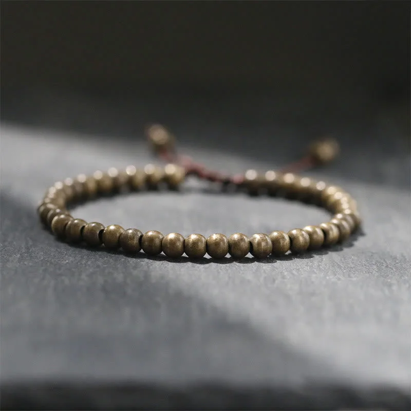Men's Bracelets with Unique Charms-Buddha Stones Copper Brass Beads Balance Wealth Simple Bracelet Men's Bracelets with Unique Charms-Buddha Stones Copper Brass Beads Balance Wealth Simple Bracelet