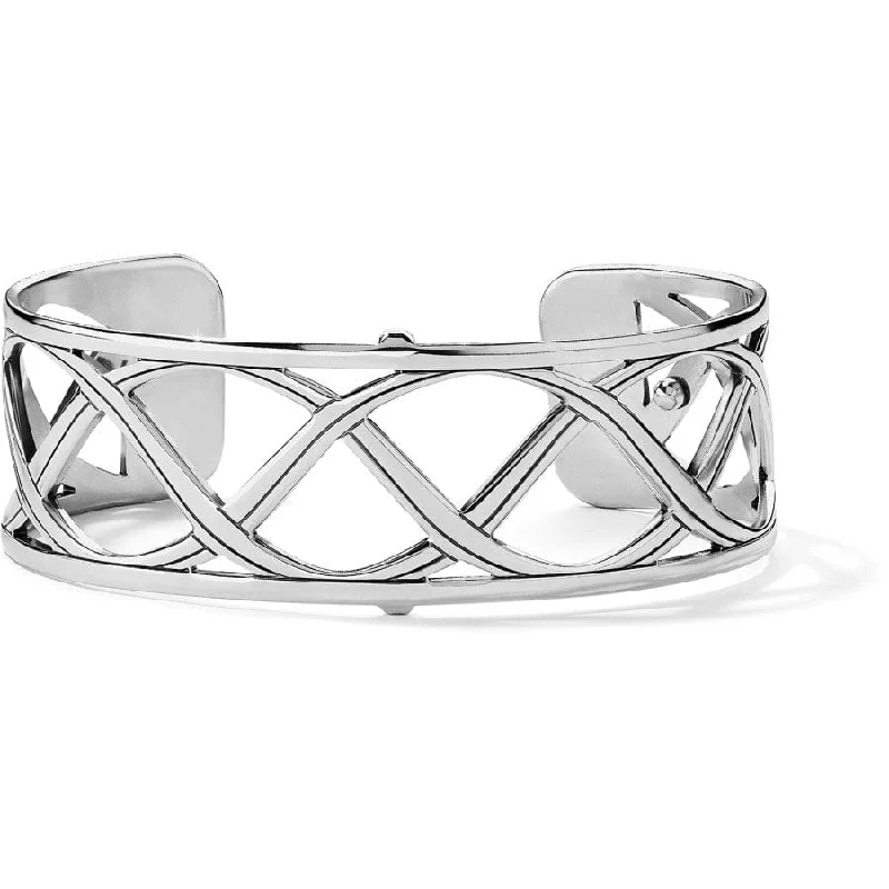 Women's Cuff Bangles with Gemstones-Christo Sydney Narrow Cuff Bracelet