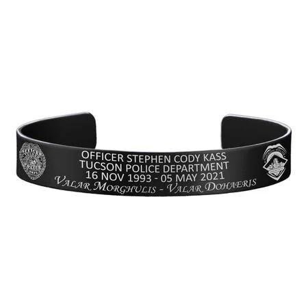 Men's Metal Bracelets for Fashion Forward Style-Officer Stephen Cody Kass Memorial Band – Hosted by the Kass Family Men's Metal Bracelets for Fashion Forward Style-Officer Stephen Cody Kass Memorial Band – Hosted by the Kass Family