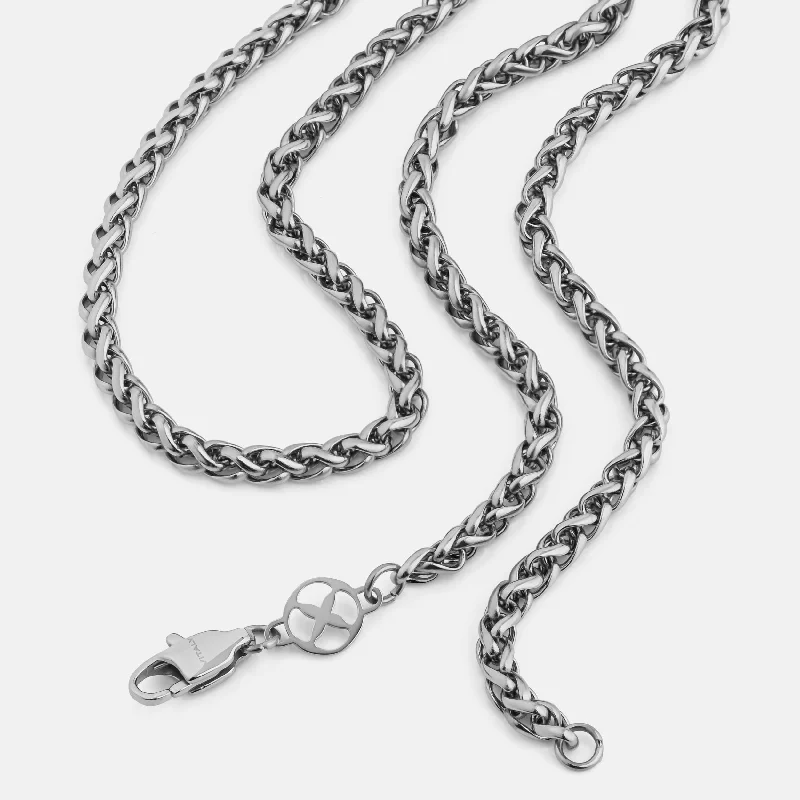 Exclusive Men's Necklaces & Pendants for the Modern Gentleman-Wheat Chain