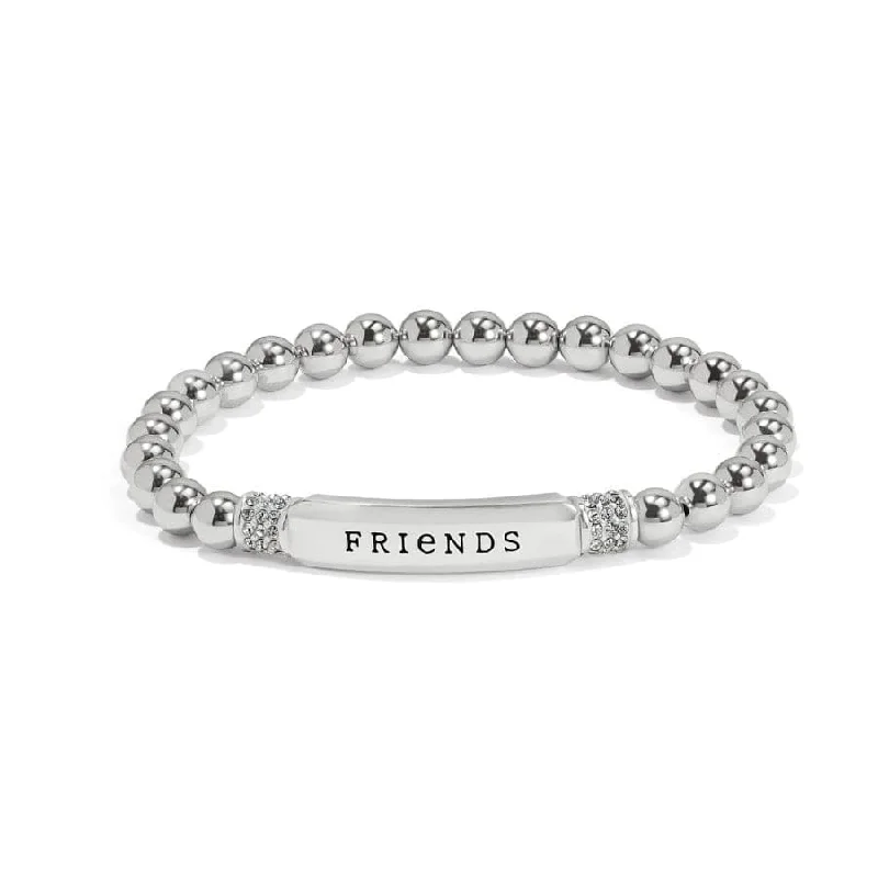 Adjustable Stone Bangles for Women-Meridian Friends Petite Stretch Bracelet