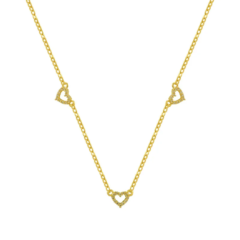 Shop Classic Women's  Necklaces & Pendants with a Modern Twist-Triple Love Necklace