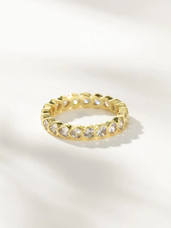 Chic Women's Rings for Fashion-Forward Looks-Forever in Love Ring