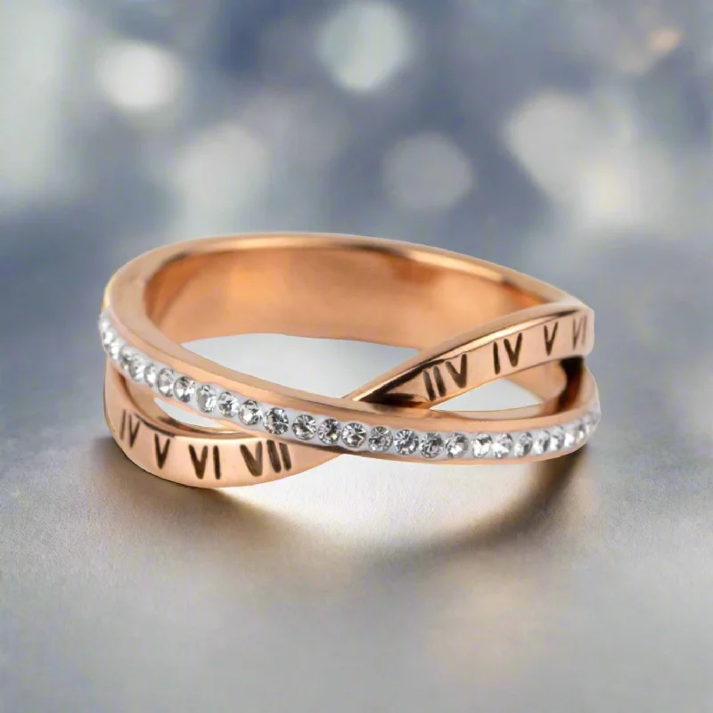 Shop Classic Women's  Necklaces & Pendants with a Modern Twist-Infinity Roman Diamond Ring