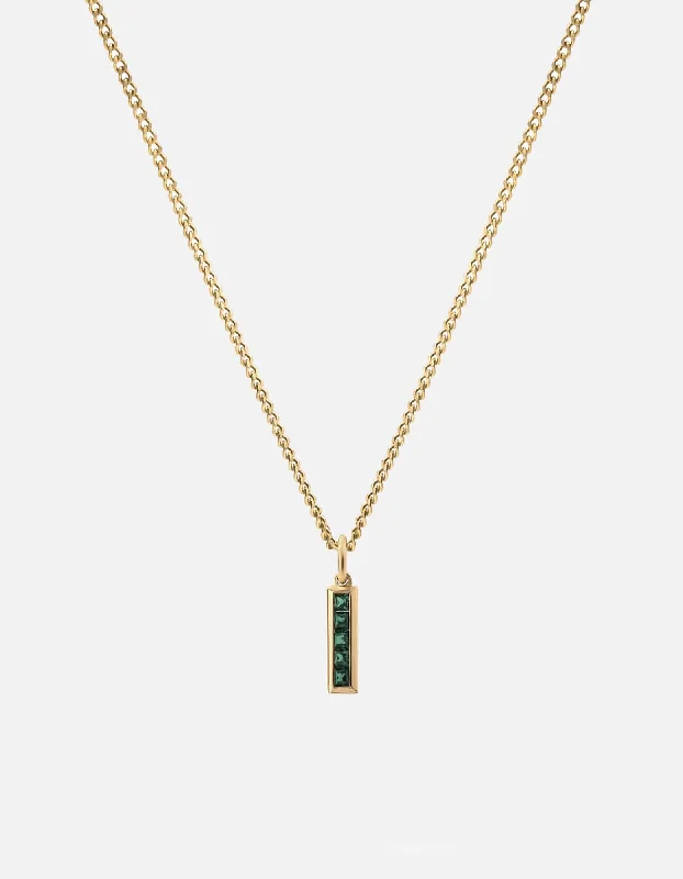 Exclusive Men's Necklaces & Pendants for the Modern Gentleman-Slim Totem Agate Necklace, Gold Vermeil Exclusive Men's Necklaces & Pendants for the Modern Gentleman-Slim Totem Agate Necklace, Gold Vermeil