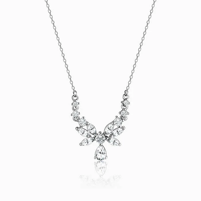 Shop Classic Women's  Necklaces & Pendants with a Modern Twist-Silver Chrysalis Necklace