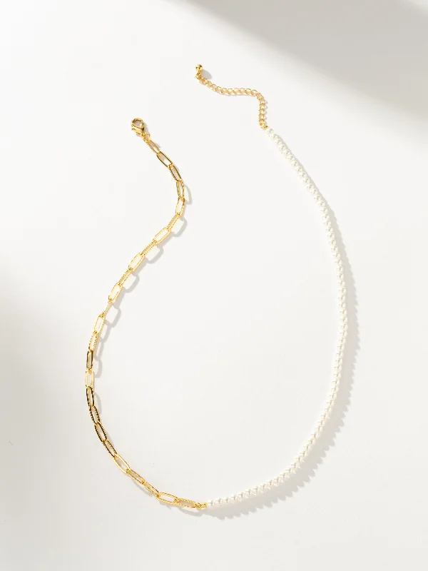 Shop Classic Women's Necklaces & Pendants with a Modern Twist-Split Personality Pearl Necklace Shop Classic Women's Necklaces & Pendants with a Modern Twist-Split Personality Pearl Necklace