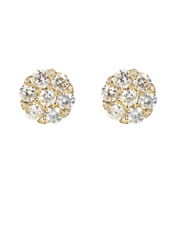 Shop Durable Men's Earrings for Everyday Wear-Mens Stud Diamond Earrings | 1.25 Carats 14K Yellow Gold Shop Durable Men's Earrings for Everyday Wear-Mens Stud Diamond Earrings | 1.25 Carats 14K Yellow Gold