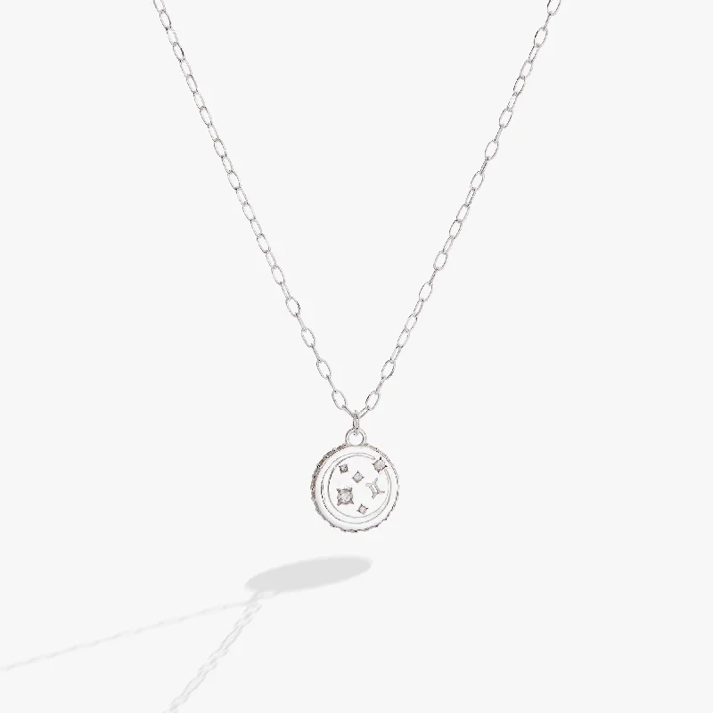 Shop Classic Women's  Necklaces & Pendants with a Modern Twist-Gemini Zodiac Precious Necklace