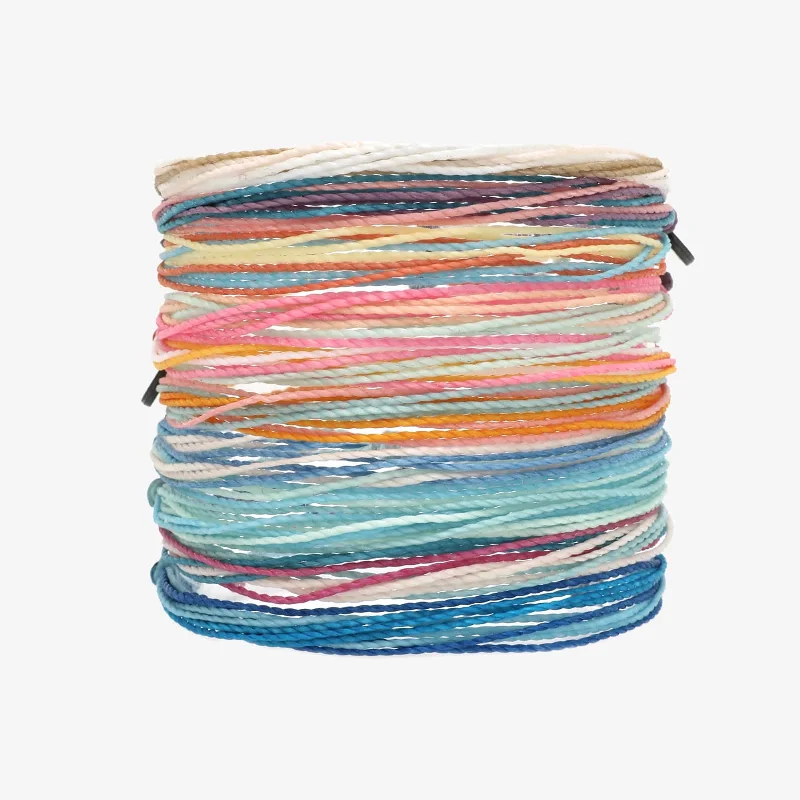 Bangles with Custom Messages for Women-Spring Break Friendship 10 Pack