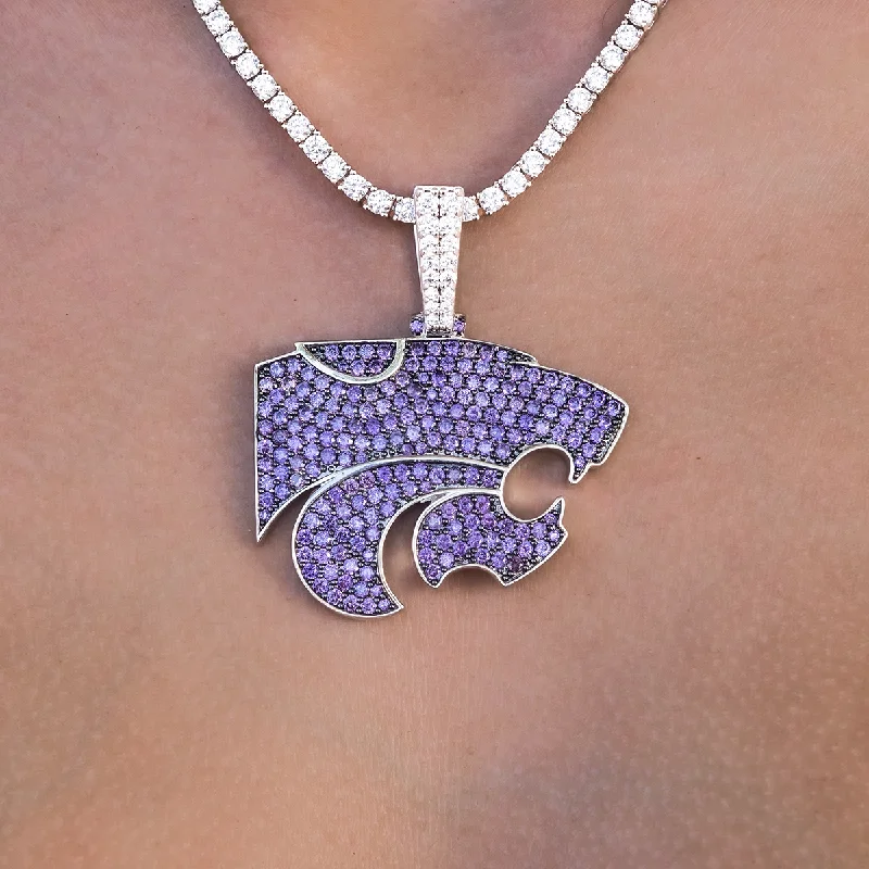 Shop Classic Women's Necklaces & Pendants with a Modern Twist-Kansas State Wildcats Logo Pendant Shop Classic Women's Necklaces & Pendants with a Modern Twist-Kansas State Wildcats Logo Pendant