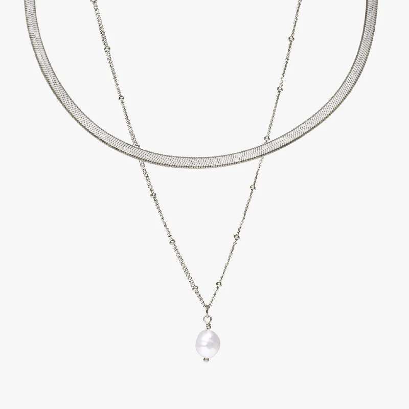 Shop Classic Women's  Necklaces & Pendants with a Modern Twist-High Shine Bundle | Silver