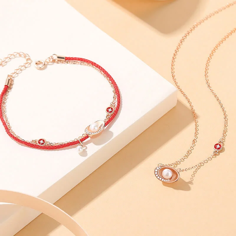 Elegant Gold Bangles for Weddings-Buddha Stones 925 Sterling Silver Pearl Ingots Copper Coins Healing Necklace Pendant Red Rope Bracelet Set Elegant Gold Bangles for Weddings-Buddha Stones 925 Sterling Silver Pearl Ingots Copper Coins Healing Necklace Pendant Red Rope Bracelet Set