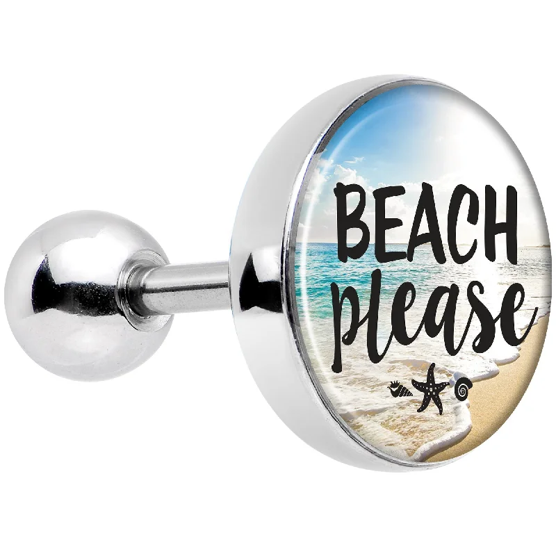 Women's Earrings – Elegant Designs for Every Personality--16 Gauge 1/4 Tropical Paradise Beach Please Tragus Cartilage Earring Women's Earrings – Elegant Designs for Every Personality--16 Gauge 1/4 Tropical Paradise Beach Please Tragus Cartilage Earring