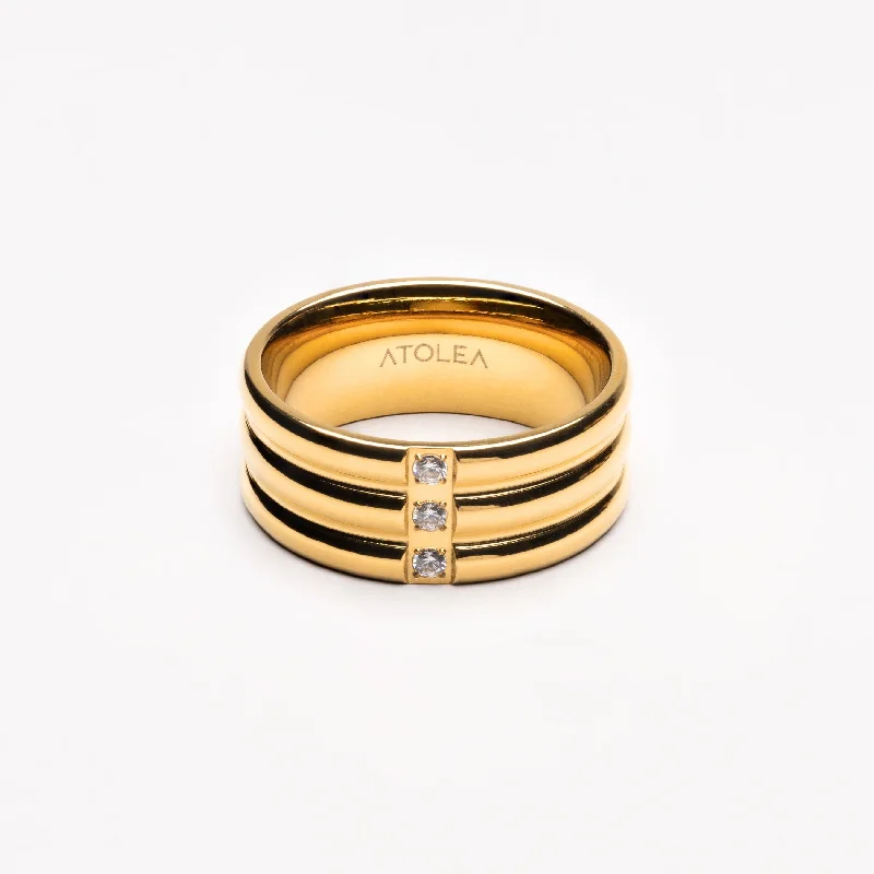 Chic Women's Rings for Fashion-Forward Looks-Stellar Bold Ring
