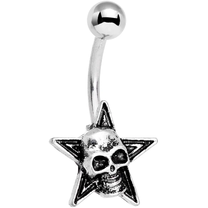 Stunning Belly Rings for Bold Fashion Choices -Super Star Creepy Halloween Skull Belly Ring Stunning Belly Rings for Bold Fashion Choices -Super Star Creepy Halloween Skull Belly Ring