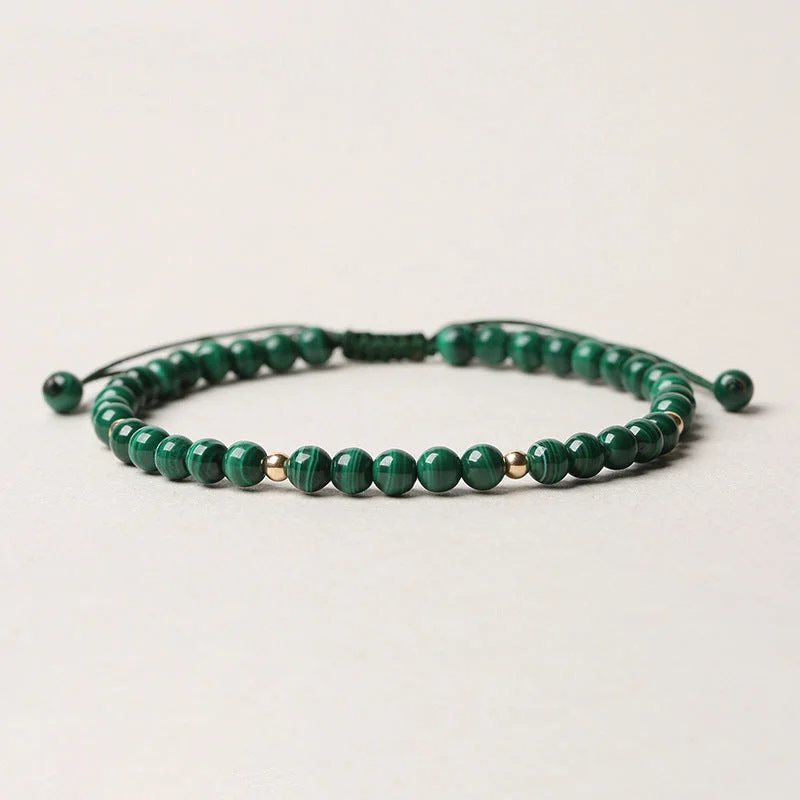 Men's Wristbands for Sportswear-Buddha Stones Natural Malachite Protection Calmness String Bracelet Men's Wristbands for Sportswear-Buddha Stones Natural Malachite Protection Calmness String Bracelet