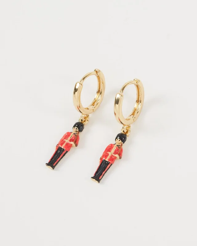 Women's Earrings – Elegant Designs for Every Personality--Enamel King's Guard Earrings Women's Earrings – Elegant Designs for Every Personality--Enamel King's Guard Earrings