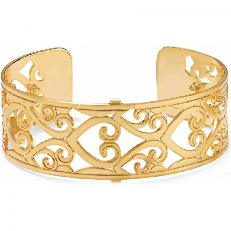 Pearl Bangles for Women-Christo Madrid Narrow Cuff Bracelet