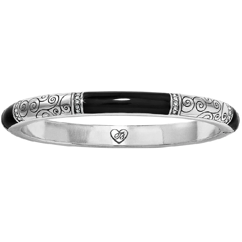 Cuff Bangles with Colored Stones for Women-Wiltern Hinged Bangle