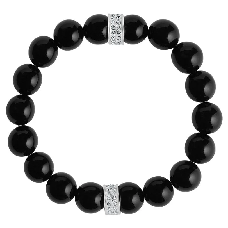Stylish Bangles for Women with Gemstone Detail-Meridian Stretch Bracelet